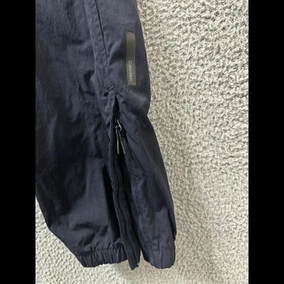 Calvin Klein rain Pants Mens Extra Large XL Navy Blue Nylon Pockets Adjustable - Picture 4 of 12